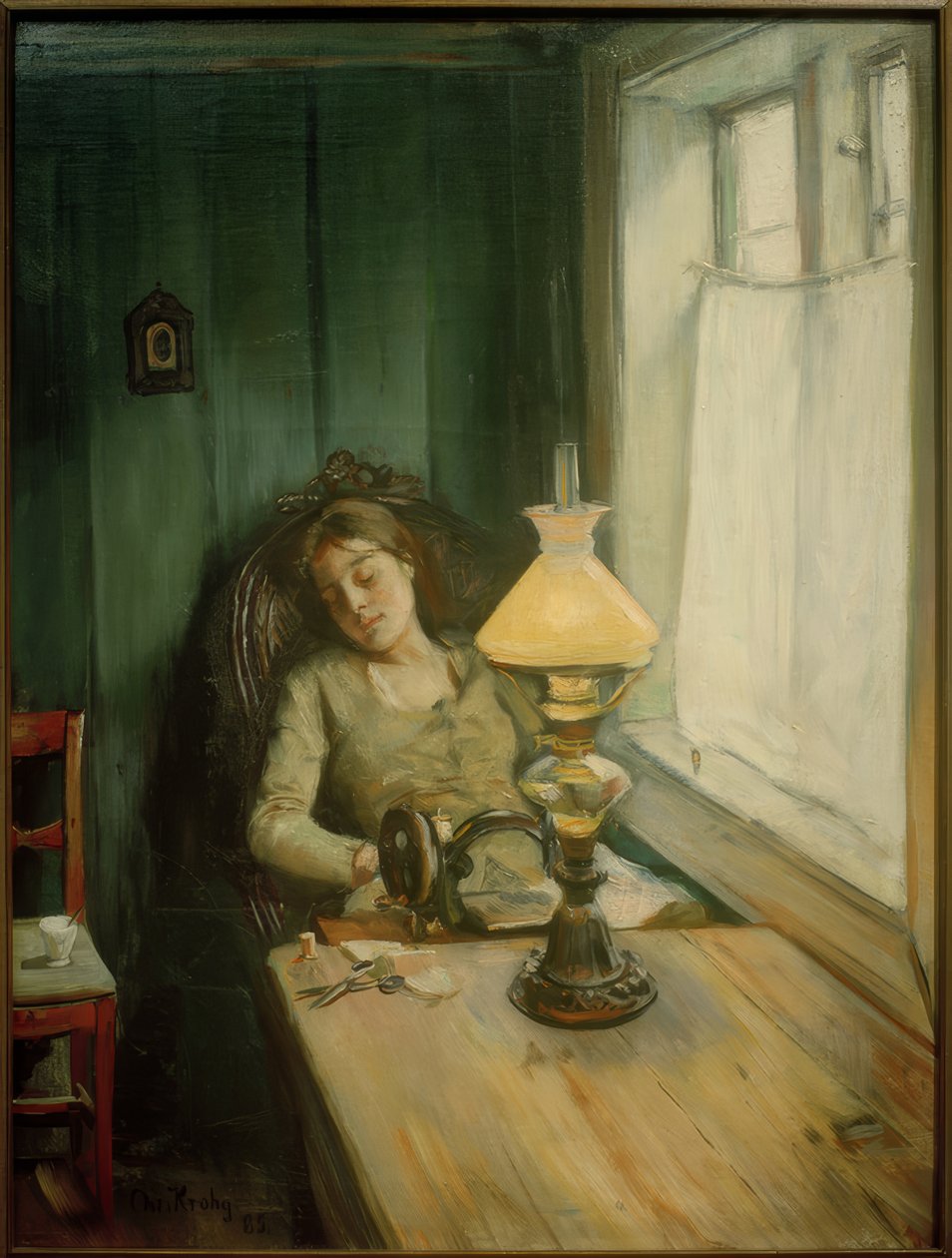Moe door Christian Krohg