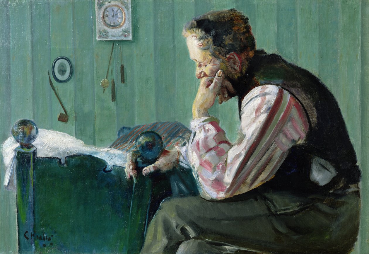 Portret, Terje Vigen door Christian Krohg