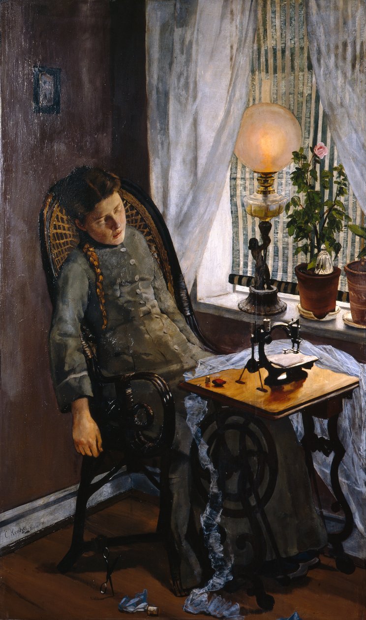 Naaister door Christian Krohg