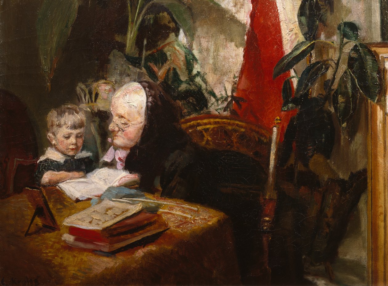 Het geïllustreerde boek door Christian Krohg
