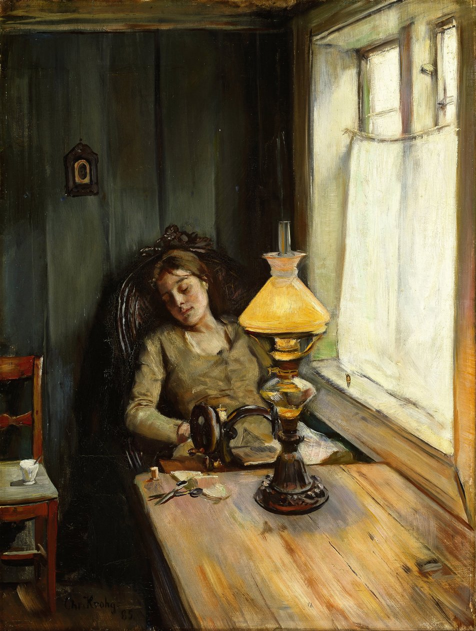 Moe door Christian Krohg