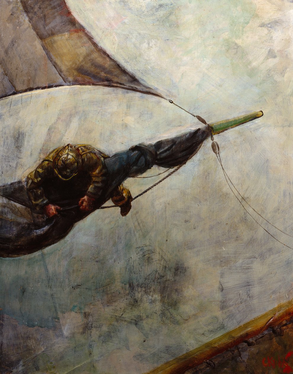 In de Lucht door Christian Krohg
