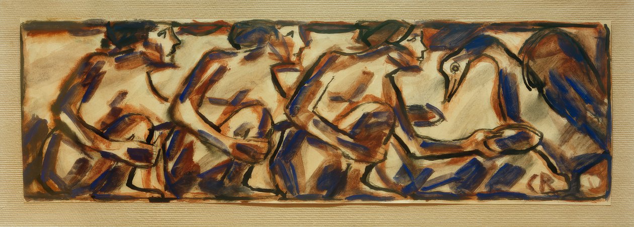 Figurenfries door Christian Rohlfs
