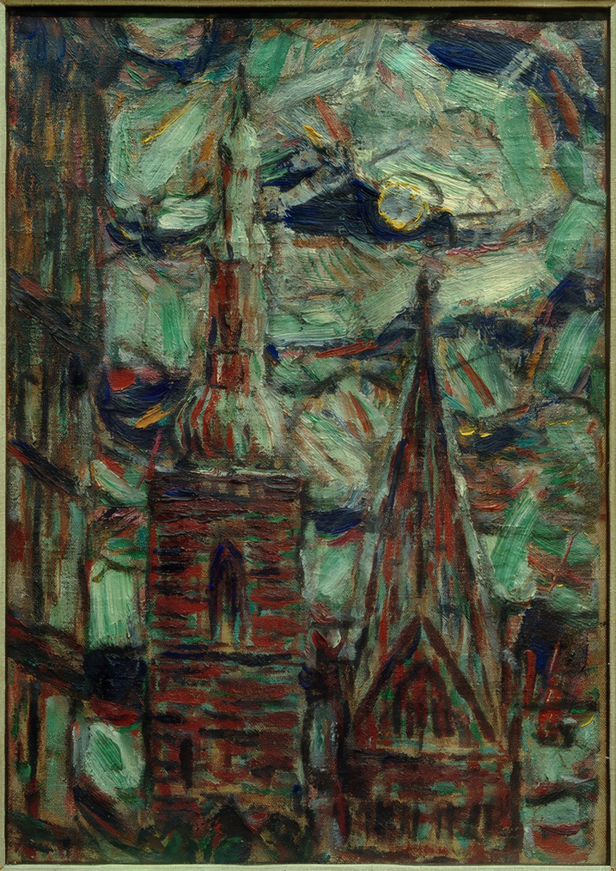 Petri- en Patroklitoren in Soest door Christian Rohlfs