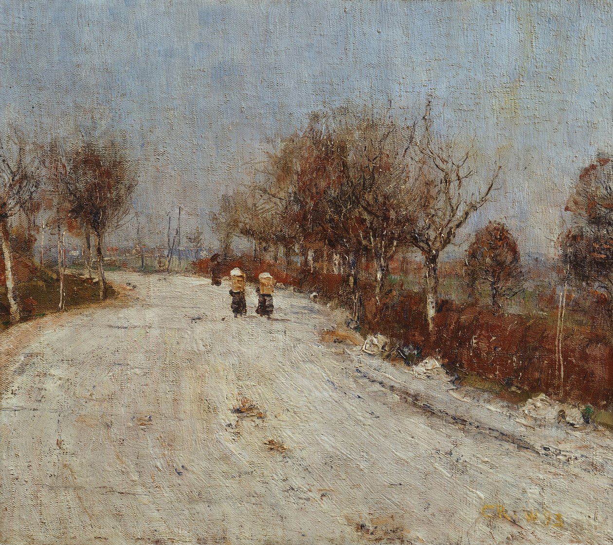 De weg naar Gelmeroda, 1893 door Christian Rohlfs