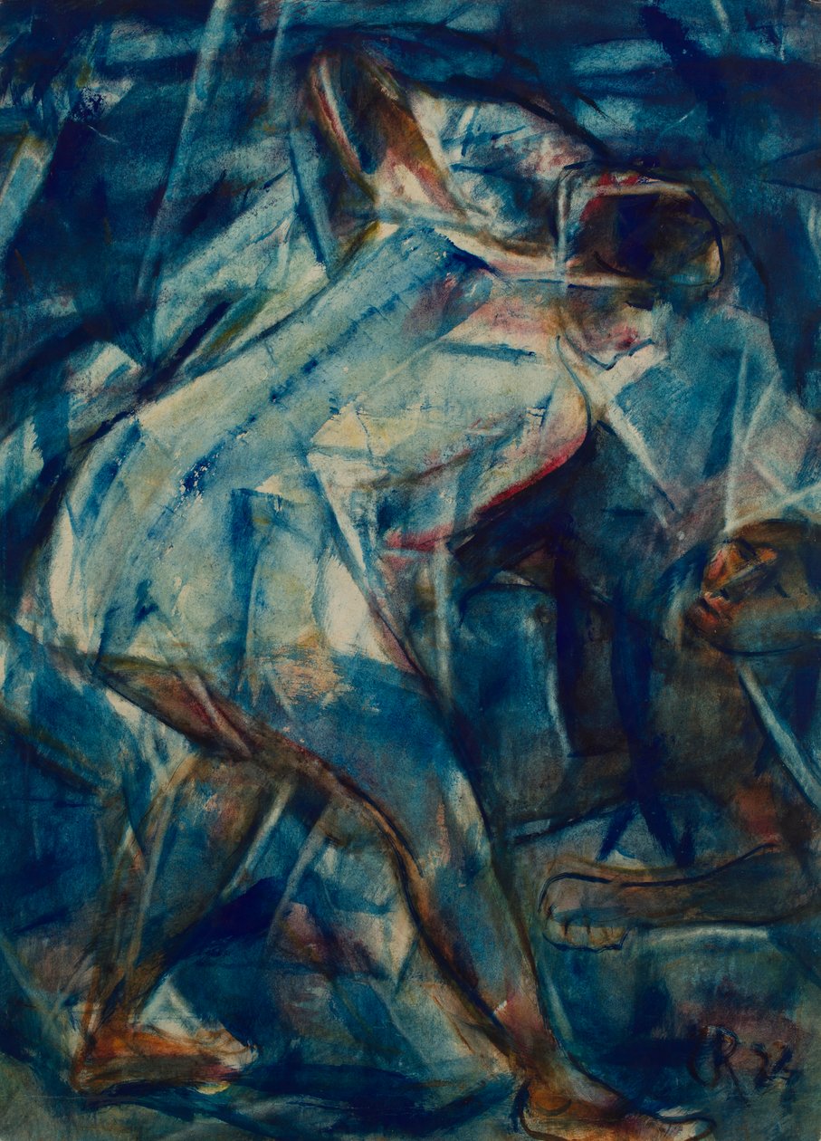 Twee figuren door Christian Rohlfs