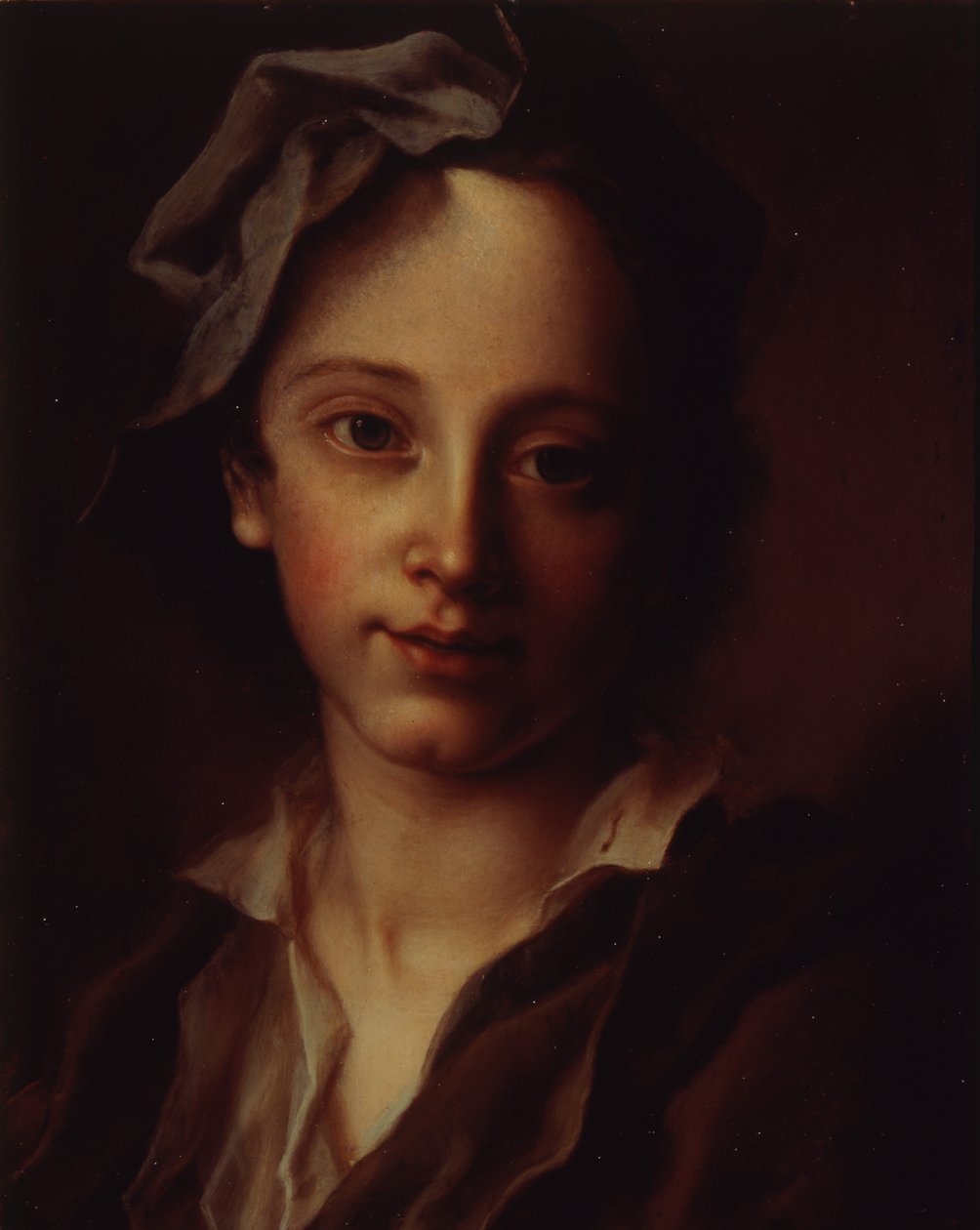 Hoofd van een jongen, 1740s door Christian Seybold