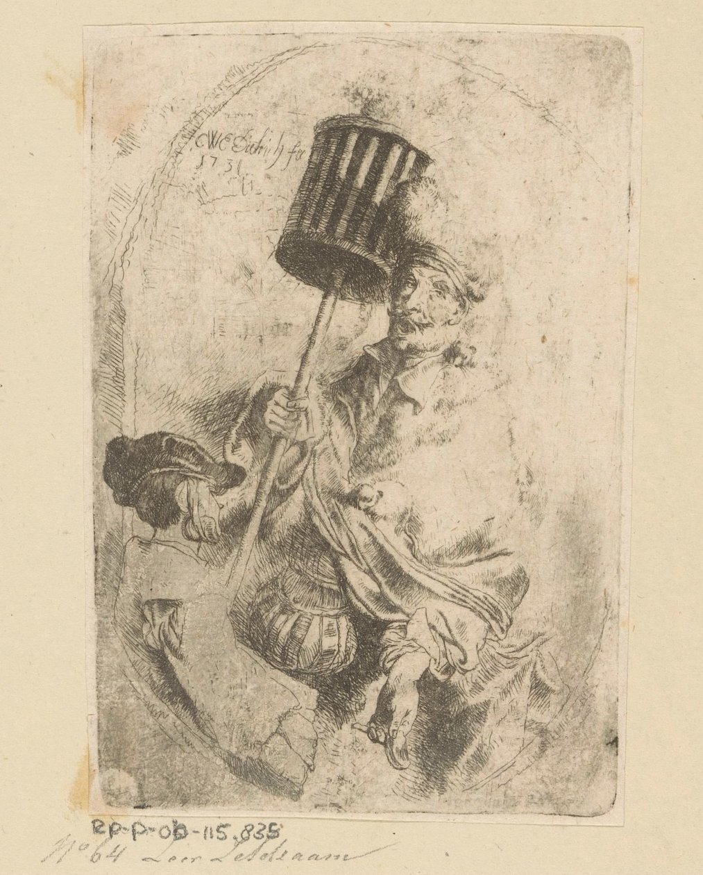 Rattenvanger door Christian Wilhelm Ernst Dietrich