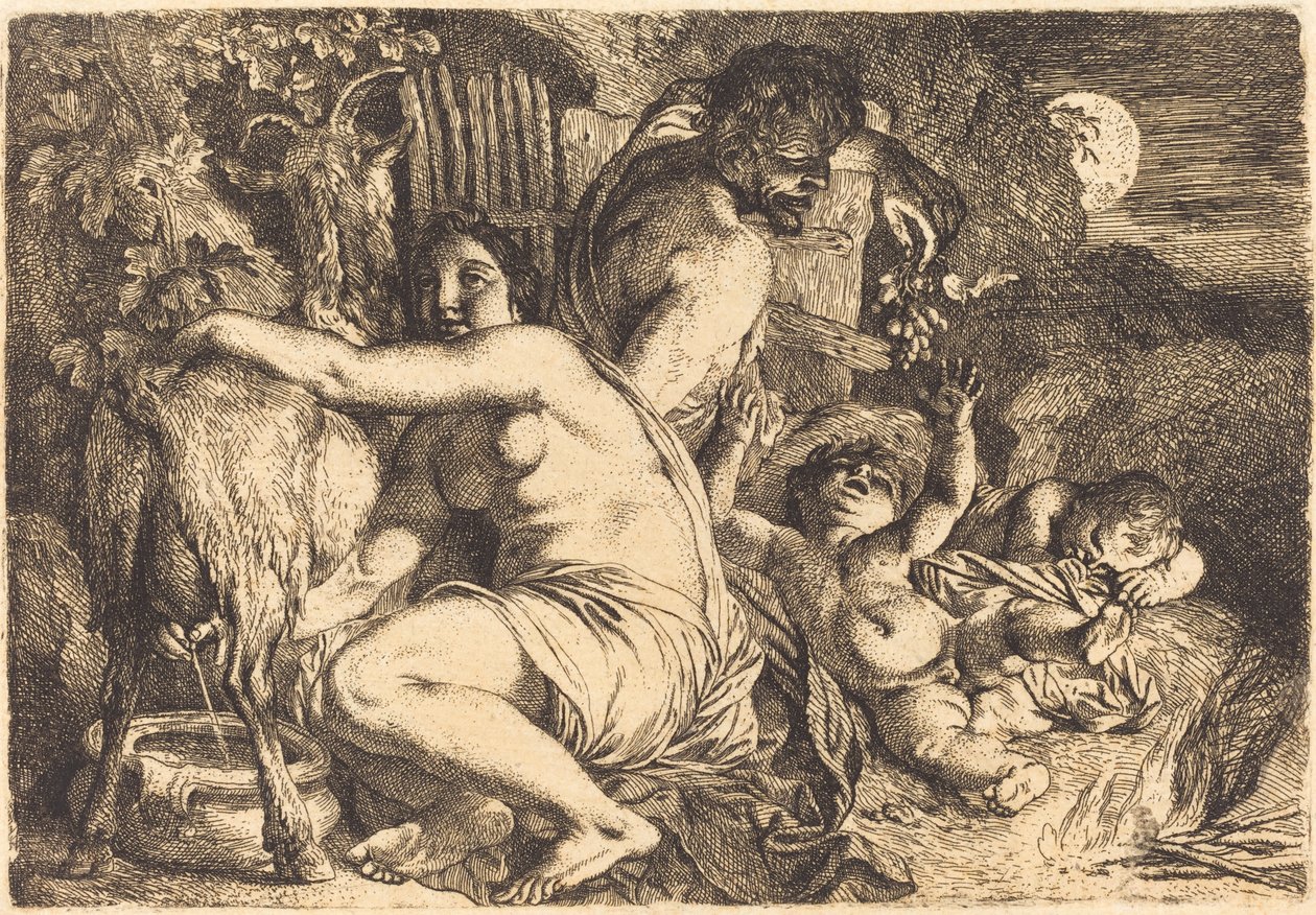 De Familie van de Sater door Christian Wilhelm Ernst Dietrich