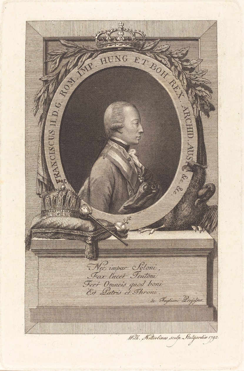 Frans II, Heilige Roomse Keizer door Christian Wilhelm Ketterlinus
