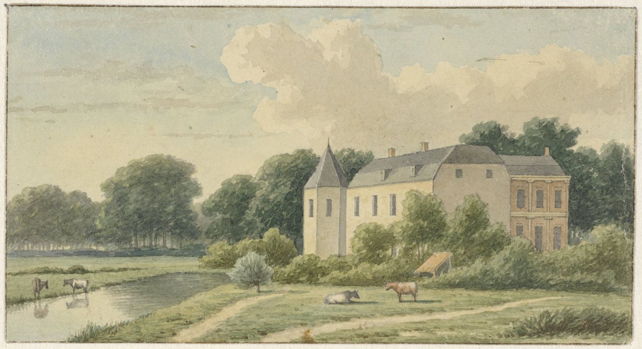 Het Hof te Borculo door Christianus Hendricus Hein
