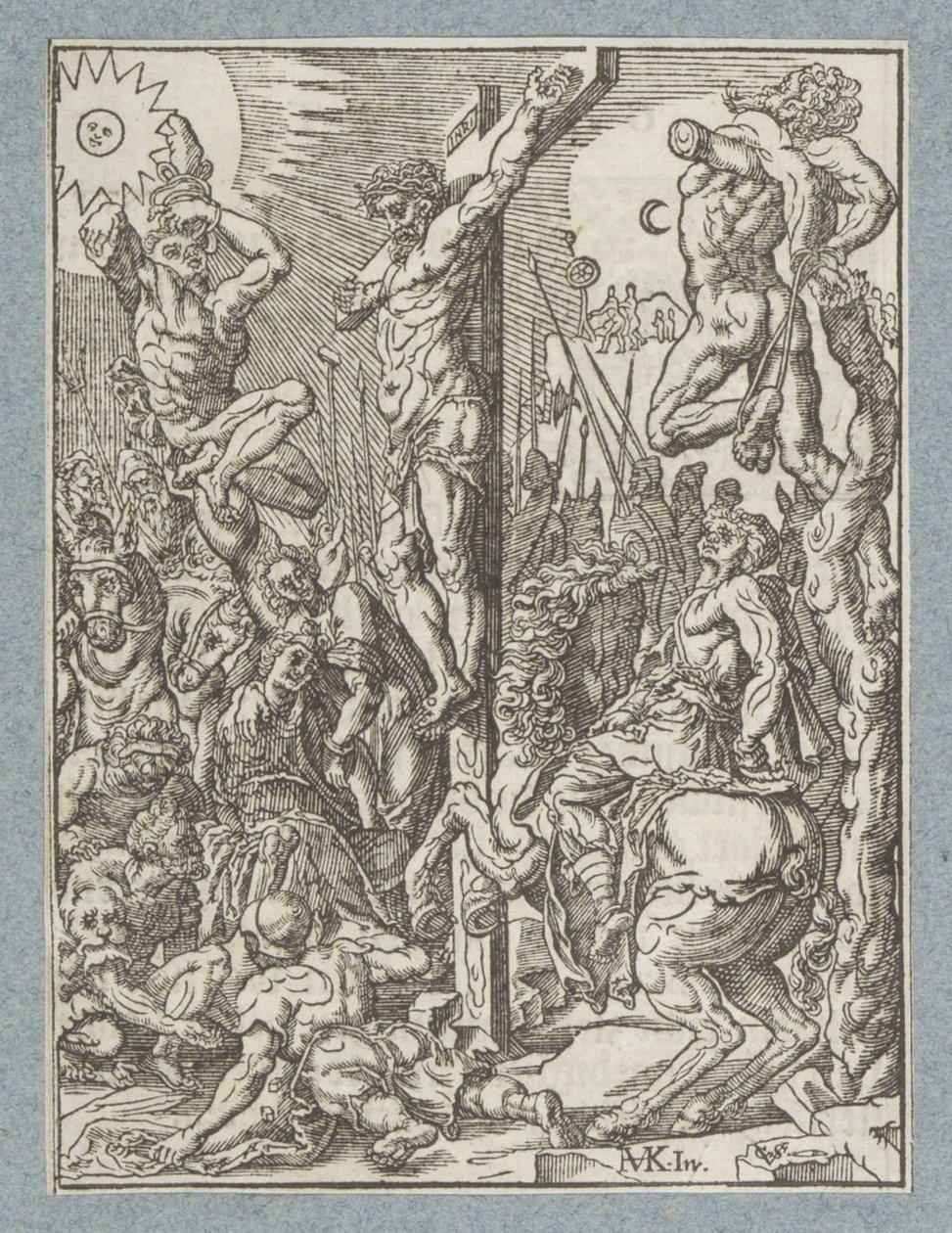 Christus aan het kruis door Christoffel van Sichem (II)