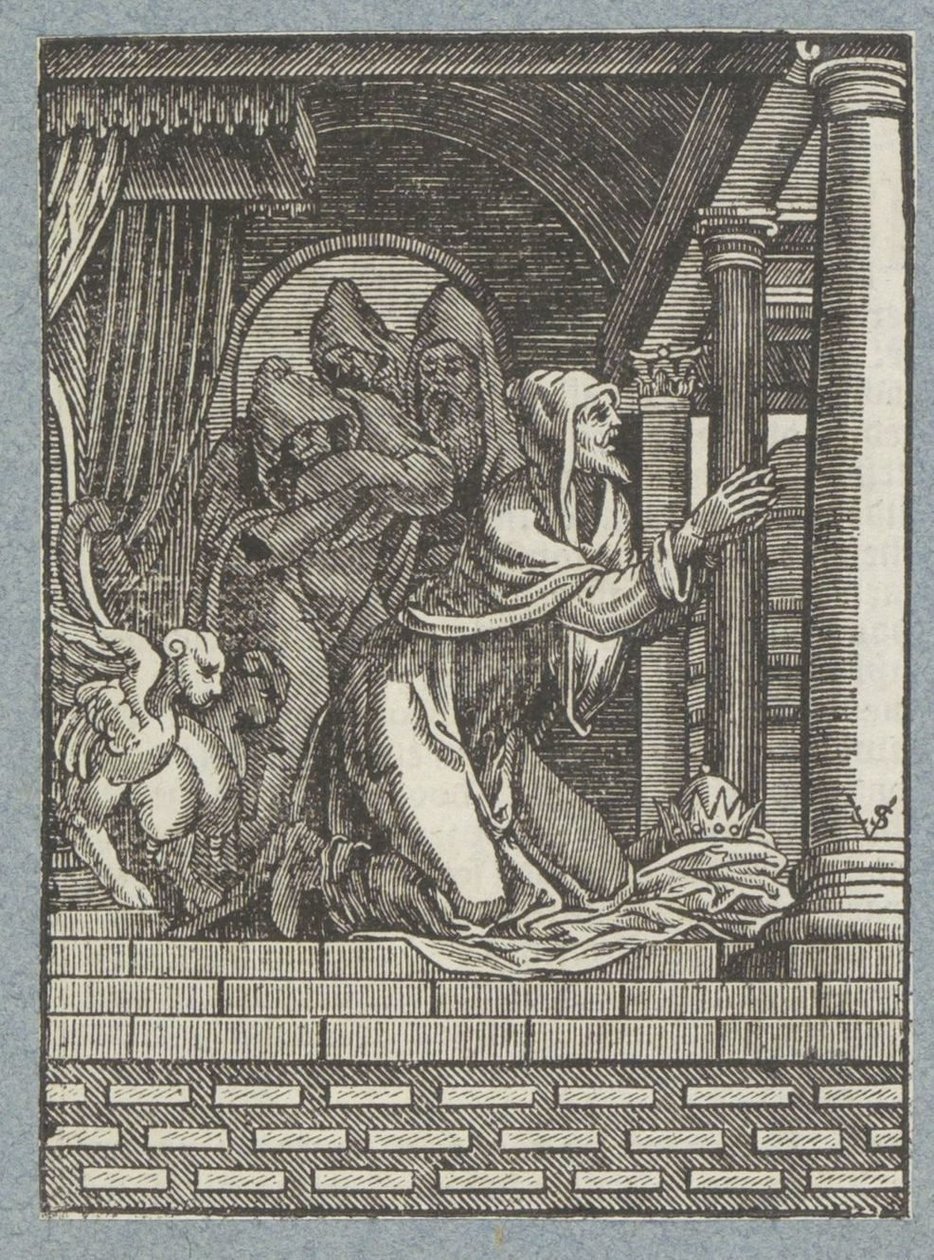 Koning van Nineve doet boete door Christoffel van Sichem (II)