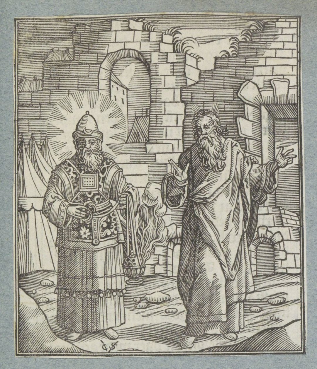 Priesterkleding door Christoffel van Sichem (II)