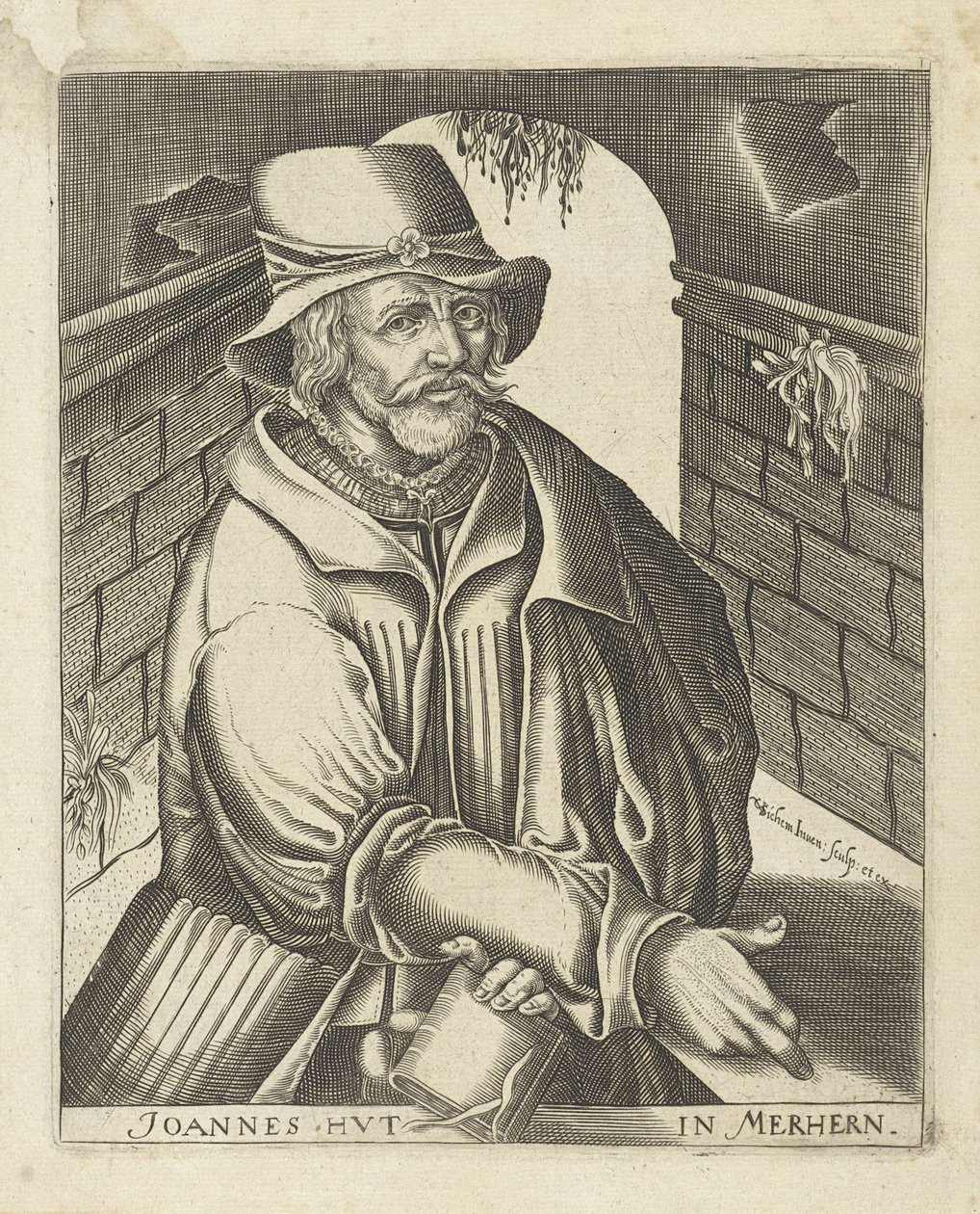 John Hus in Merhern door Christoffel van Sichem