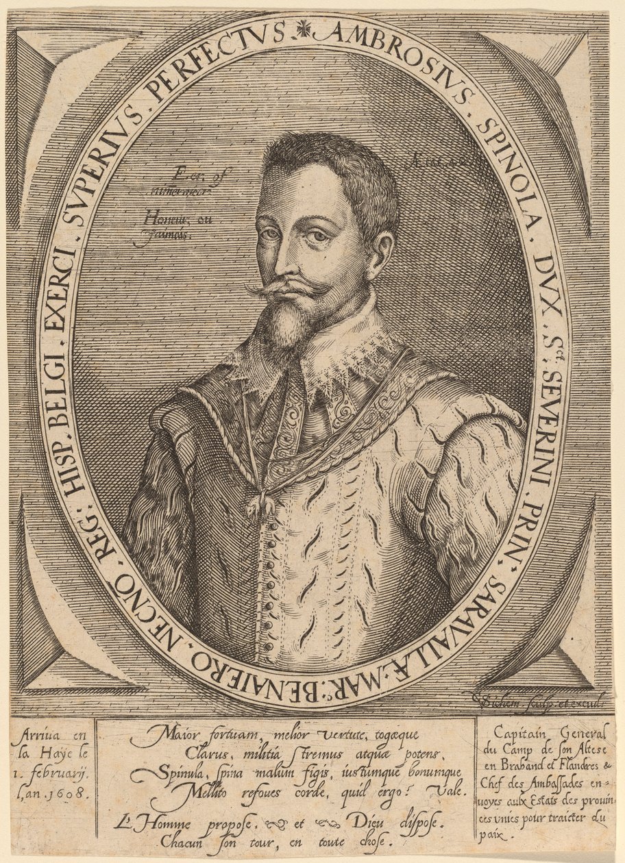 Ambrosius Spinola door Christoffel van Sichem I