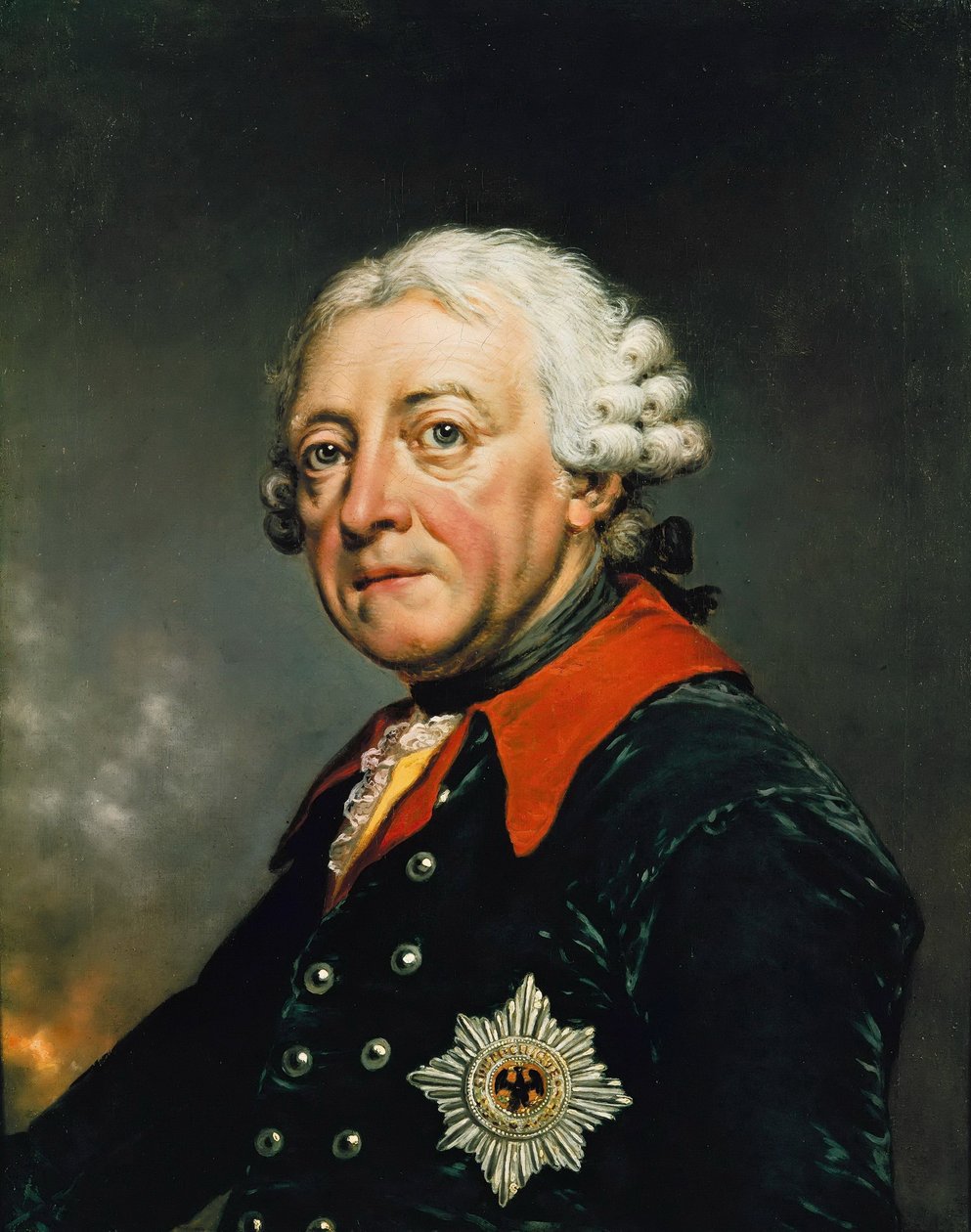 Frederik de Grote door Christoph Friedrich Reinhold Lisiewski