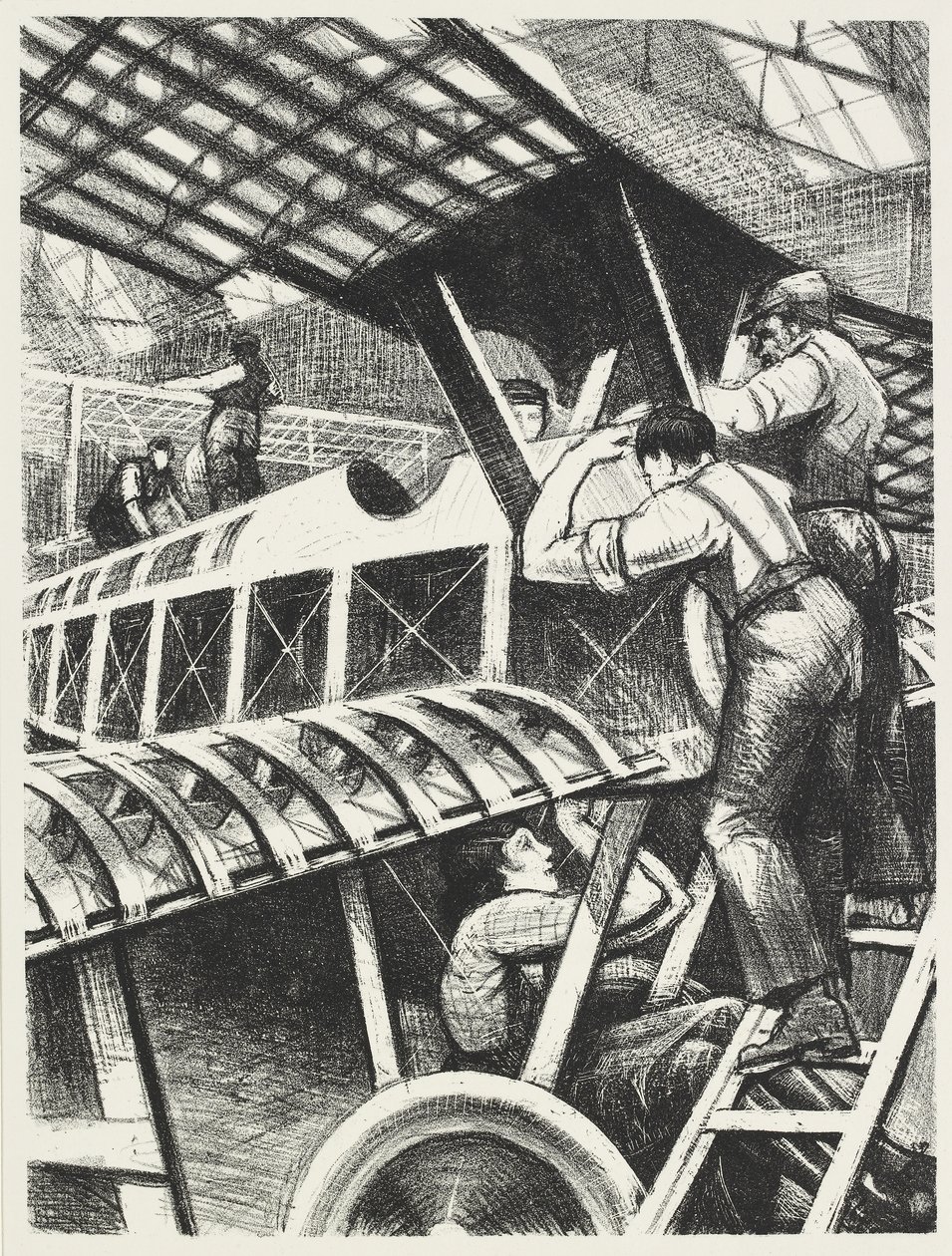 Onderdelen Assembleren door Christopher Richard Wynne Nevinson