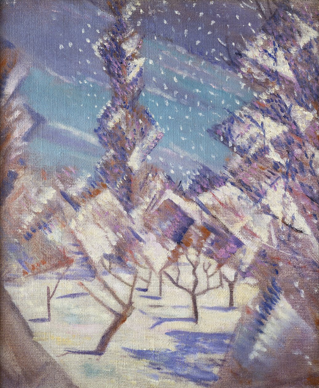 De Vier Seizoenen: Winter, ca. 1919 door Christopher Richard Wynne Nevinson