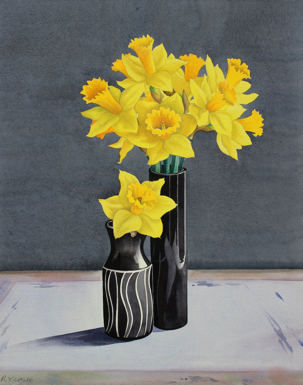 Stilleven narcissen door Christopher Ryland