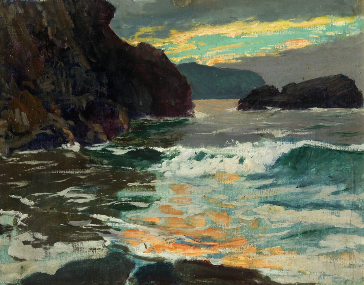 Avond, Cardigan Bay door Christopher Williams