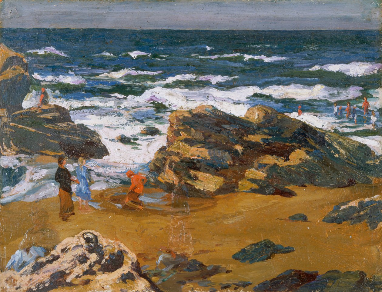 Llangranog, een frisse ochtend door Christopher Williams