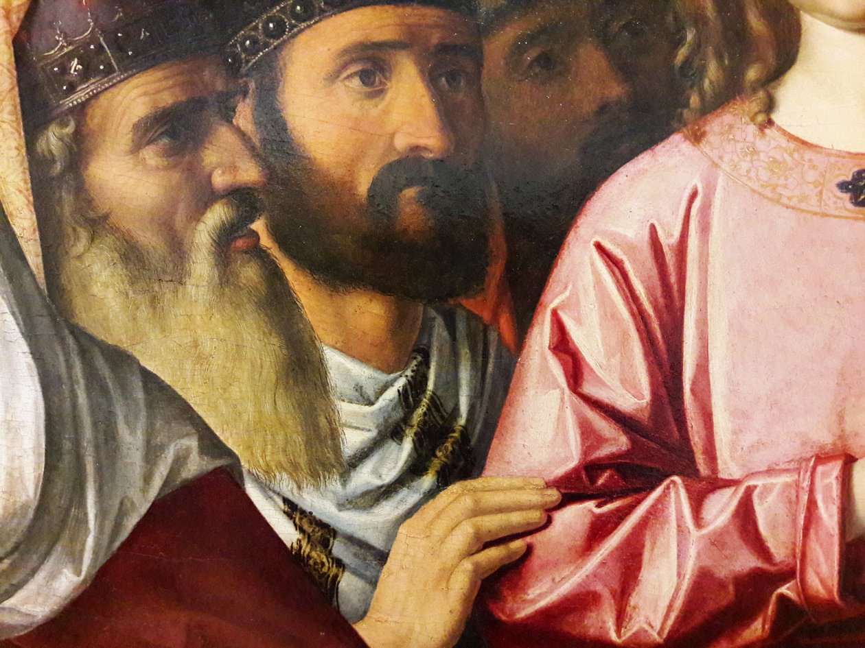 Christus tussen de dokters door Cima da Conegliano