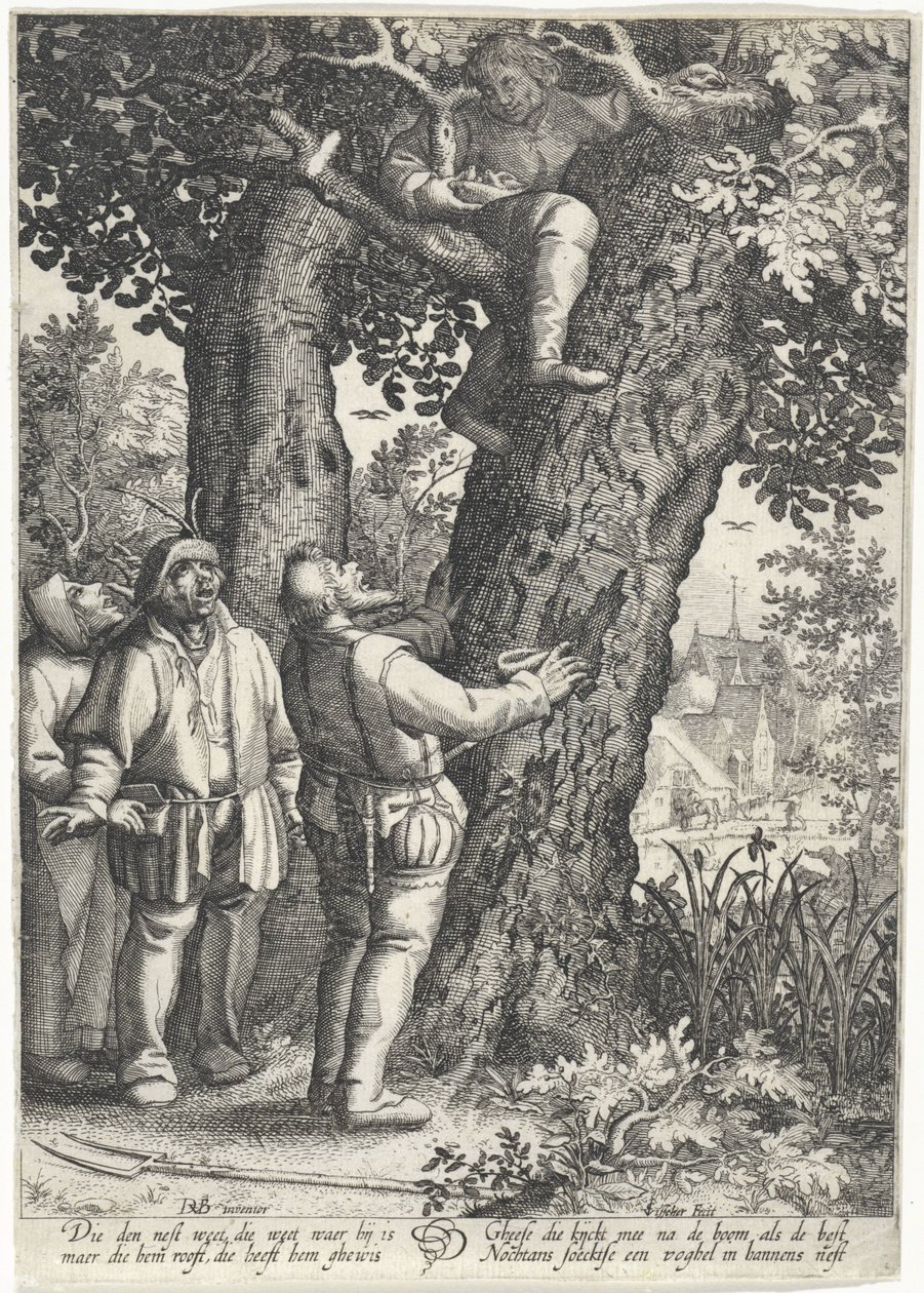 Vogelnestrover door Claes Jansz. Visscher (II)