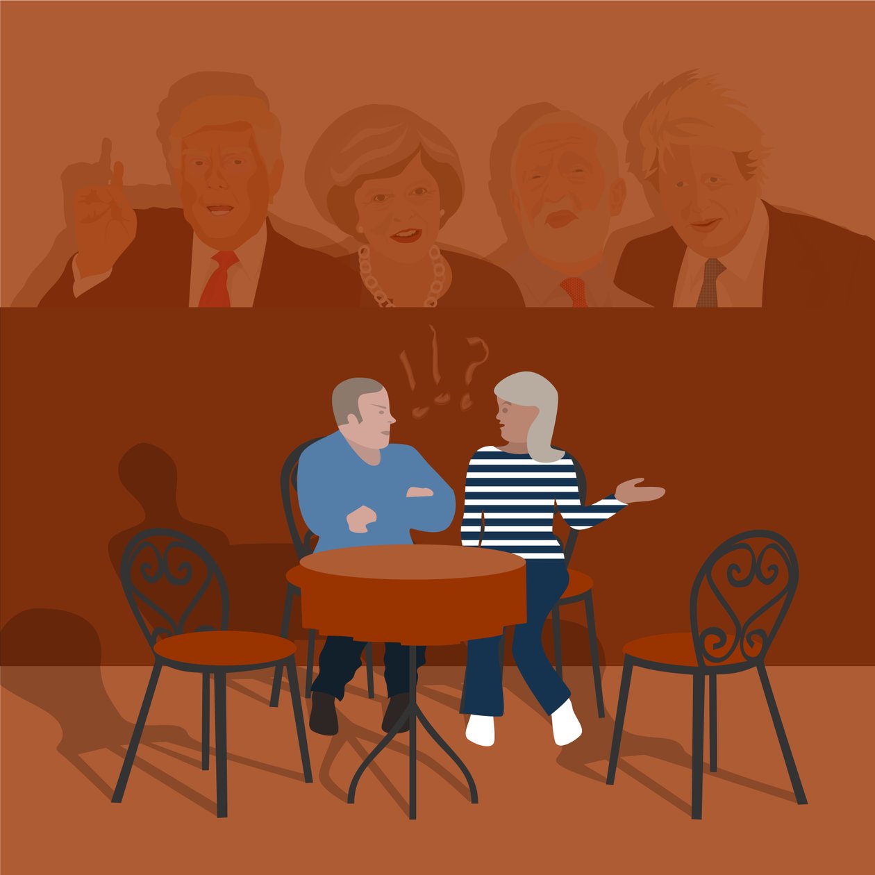 Café Debat door Claire Huntley
