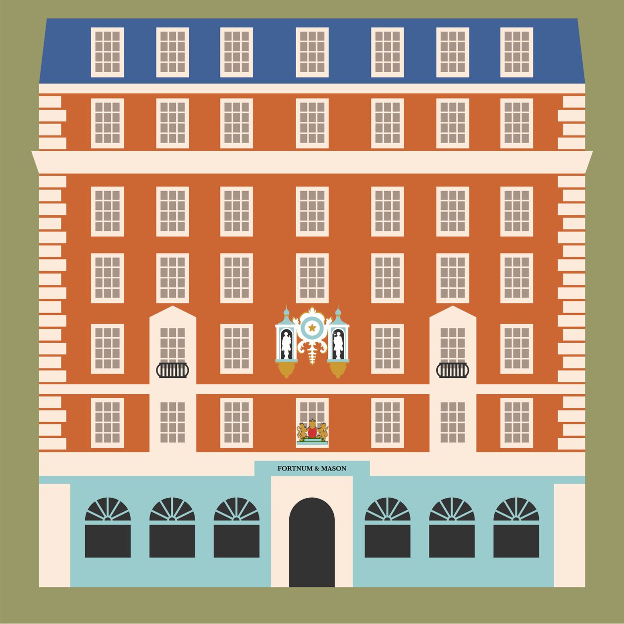 Fortnum and Mason, Piccadilly door Claire Huntley