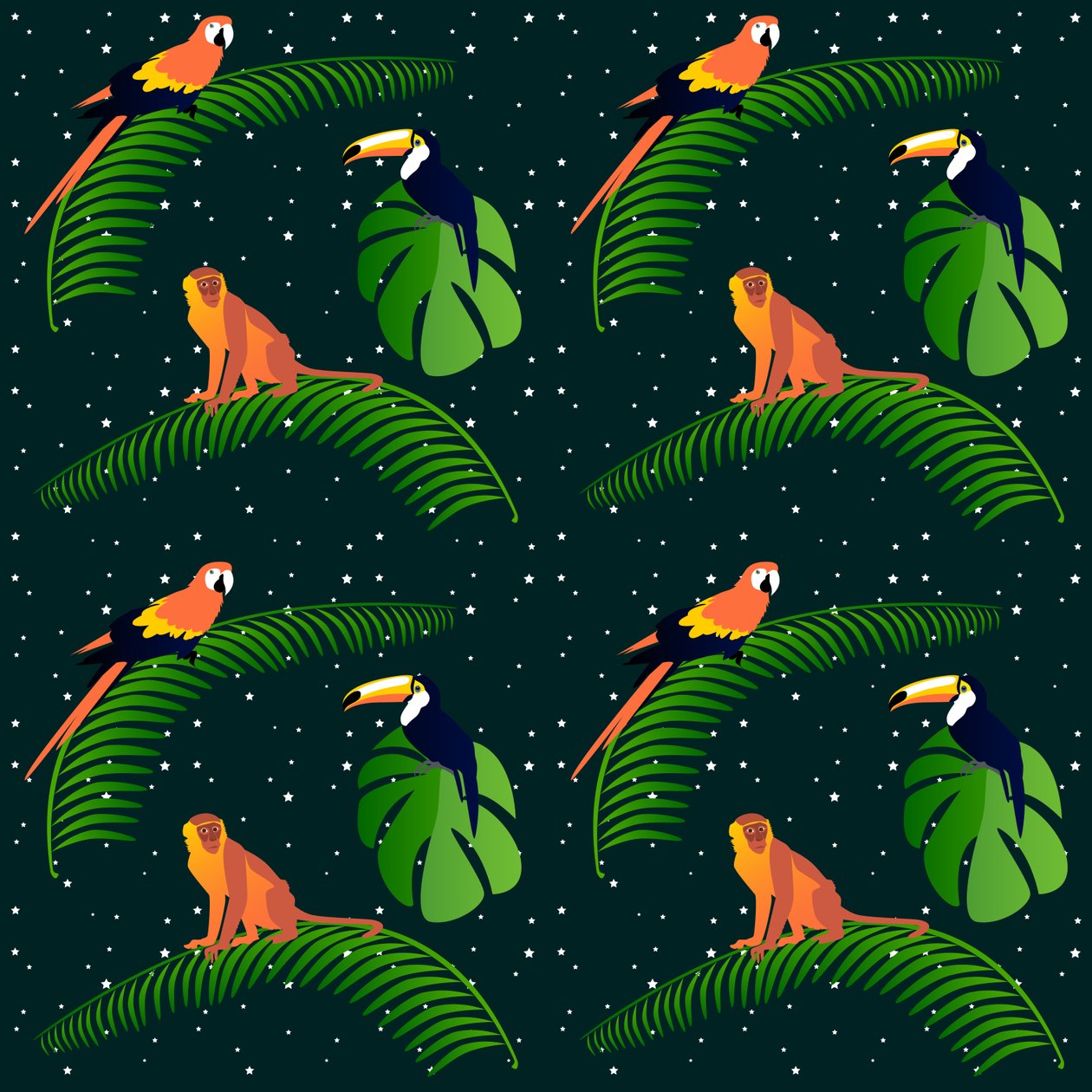 Junglekoorts door Claire Huntley