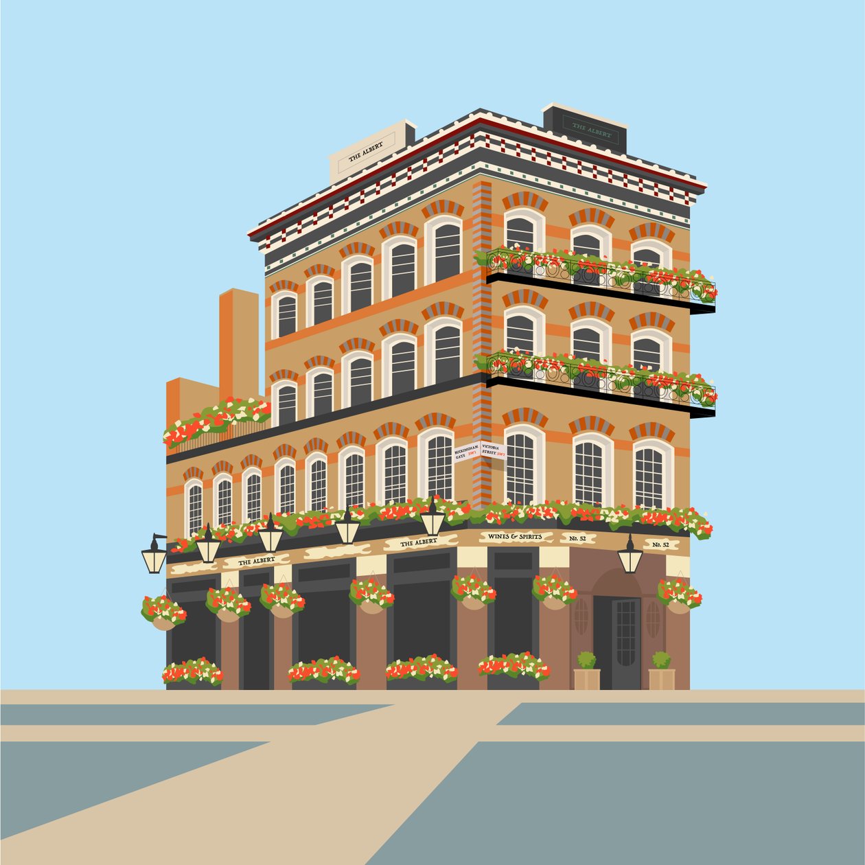 The Albert Pub, Victoria door Claire Huntley