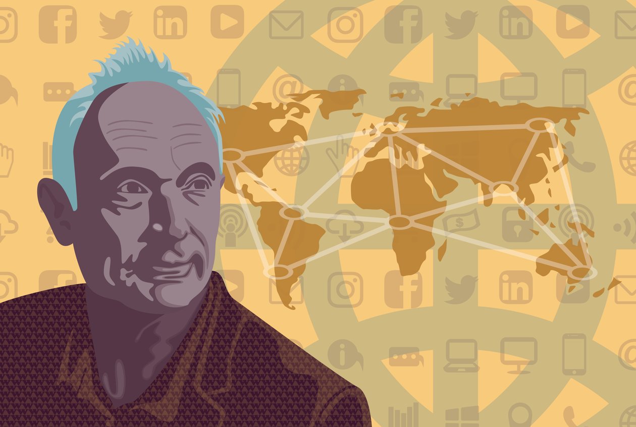 Tim Berners Lee door Claire Huntley