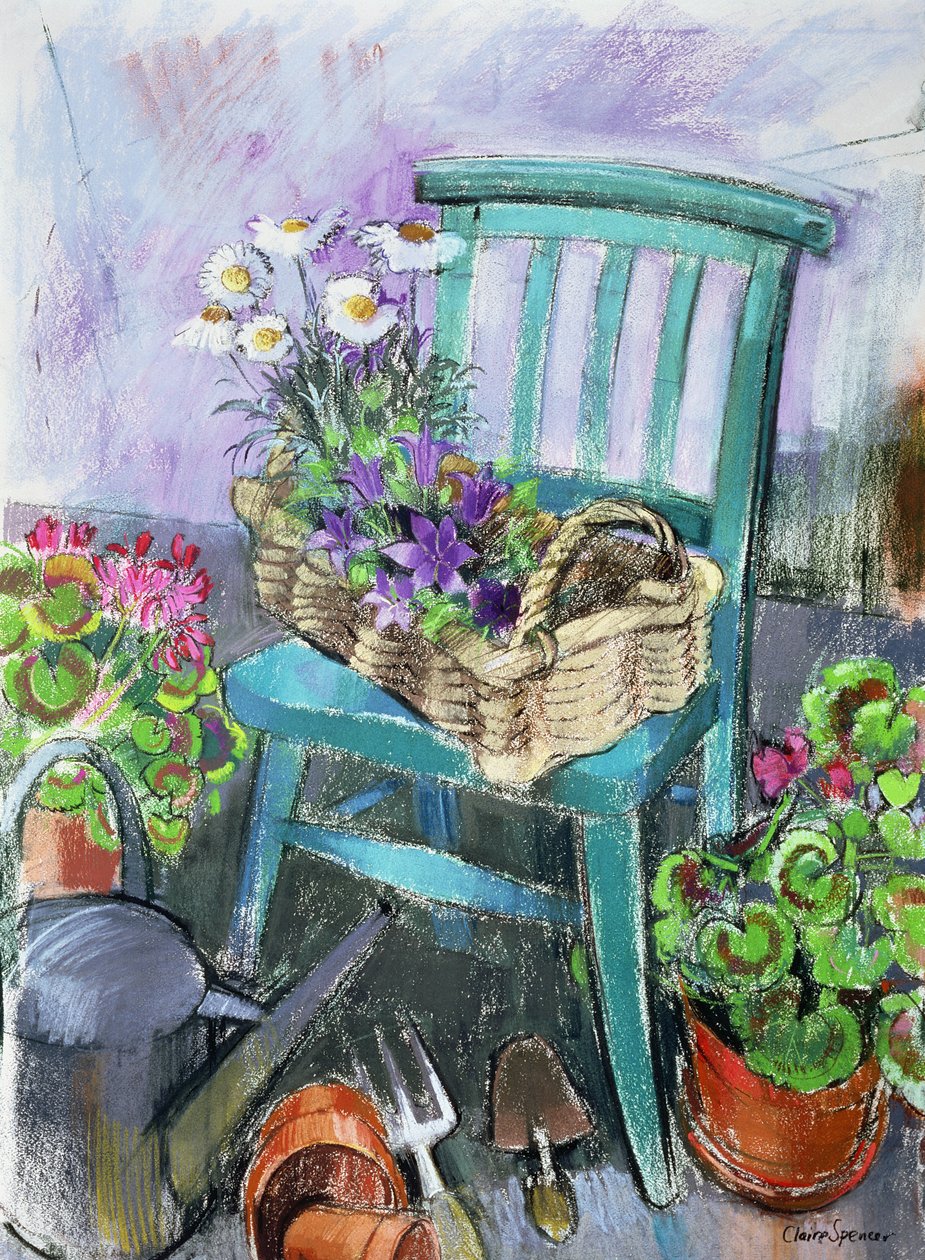 Tuinmansstoel door Claire Spencer