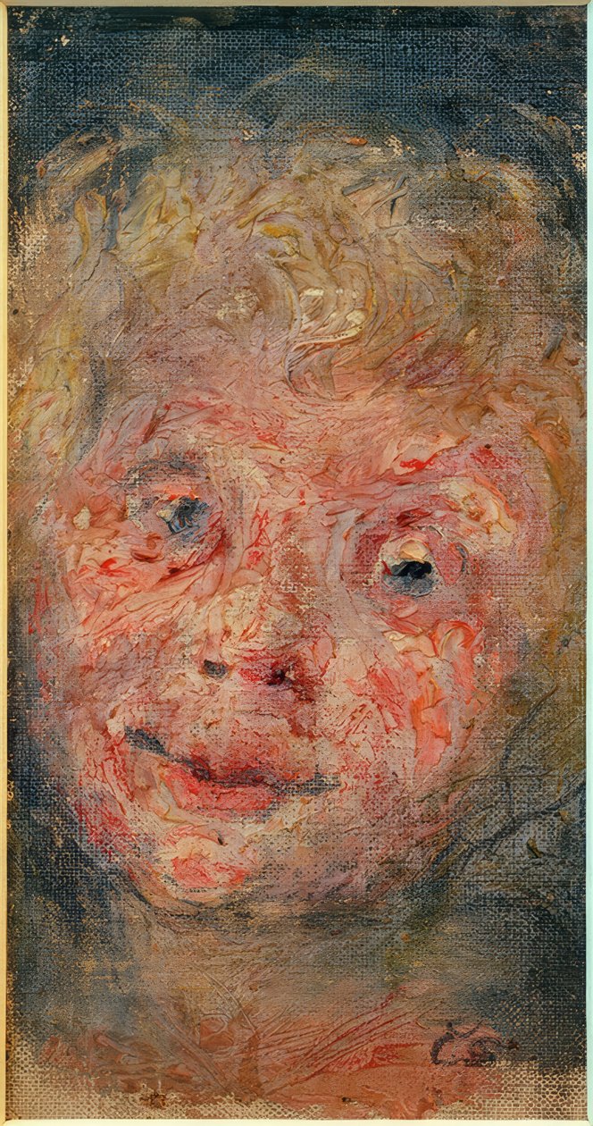 Portretstudie (jongen) door Clara Siewert