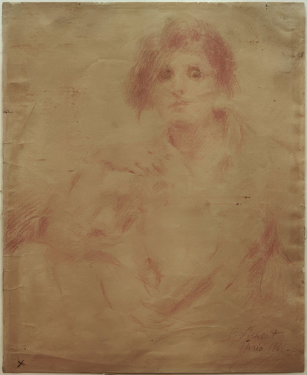 Zelfportret door Clara Siewert