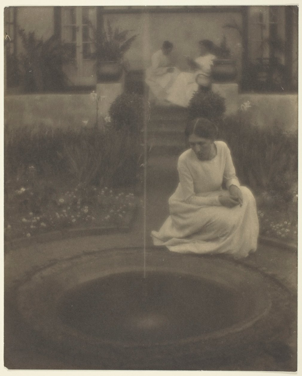 De fontein door Clarence H. White