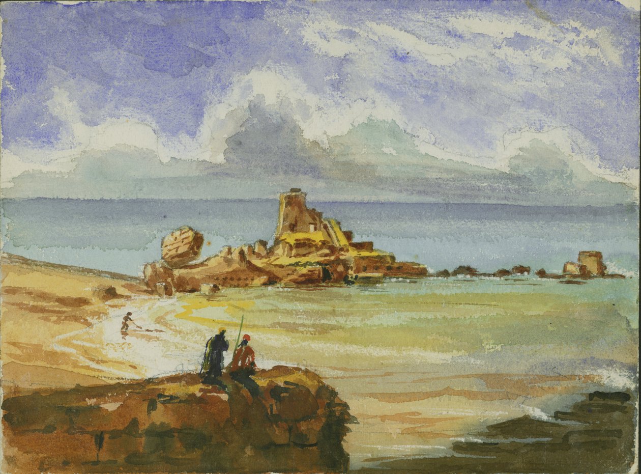 Ruïnes van Caesarea door Claude Conder