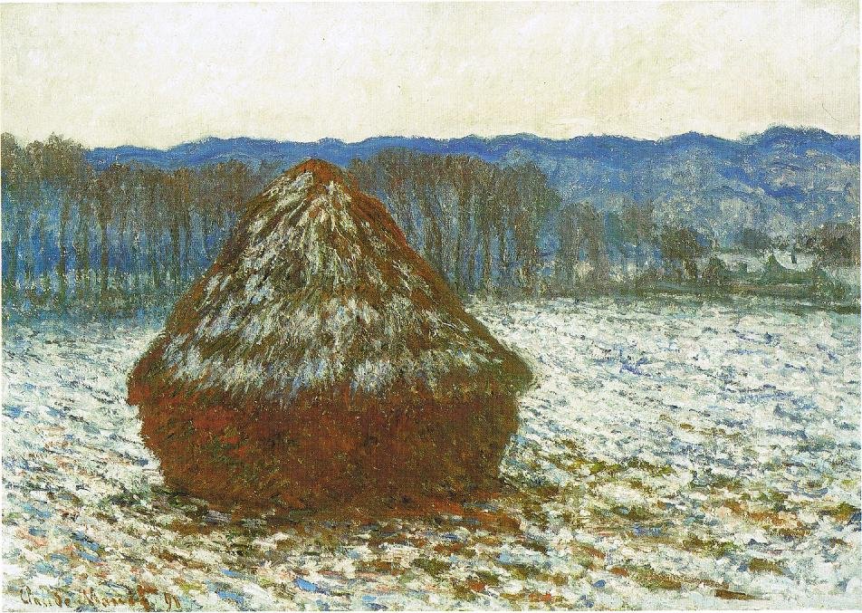 Stapel tarwe door Claude Monet