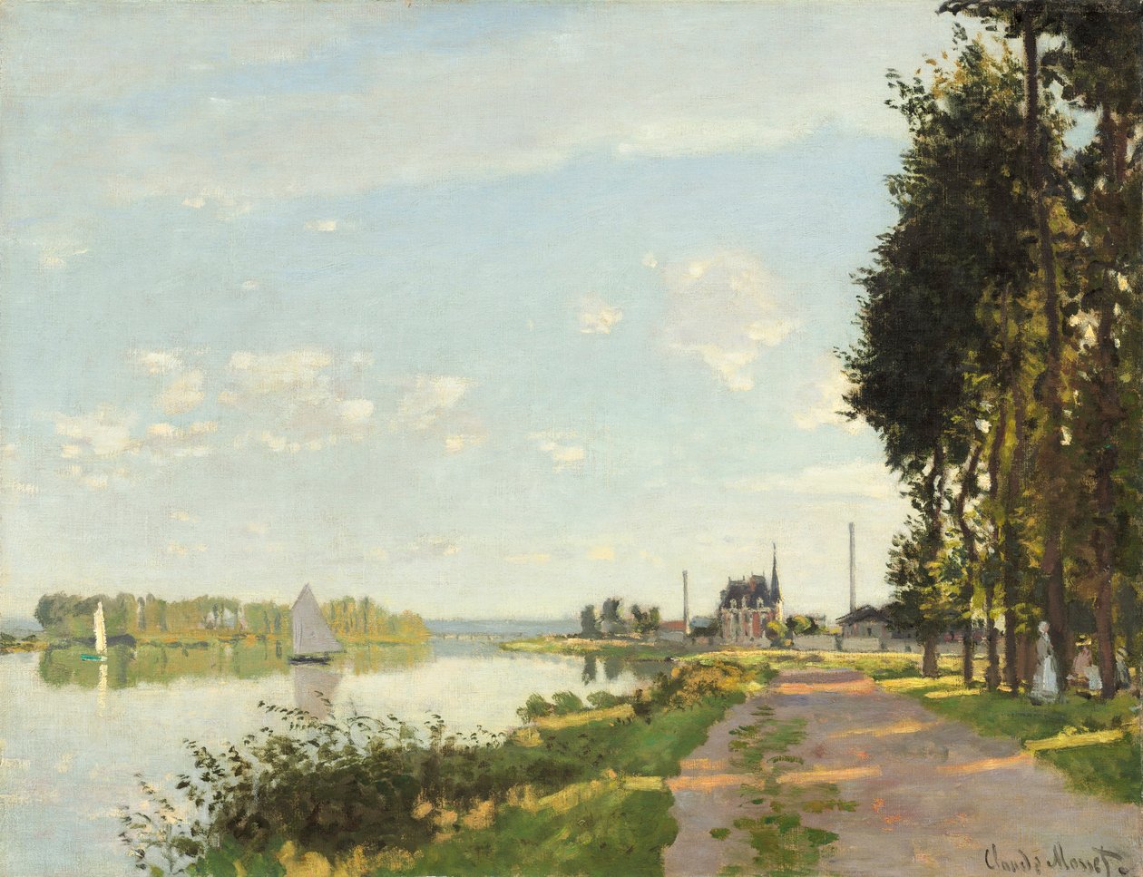 Argenteuil, ca. 1872 door Claude Monet