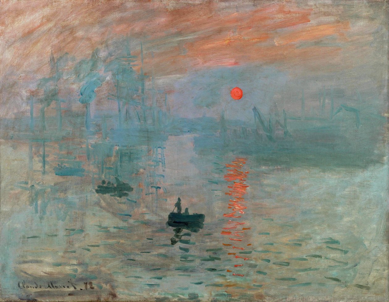 Impressie: Zonsopgang door Claude Monet