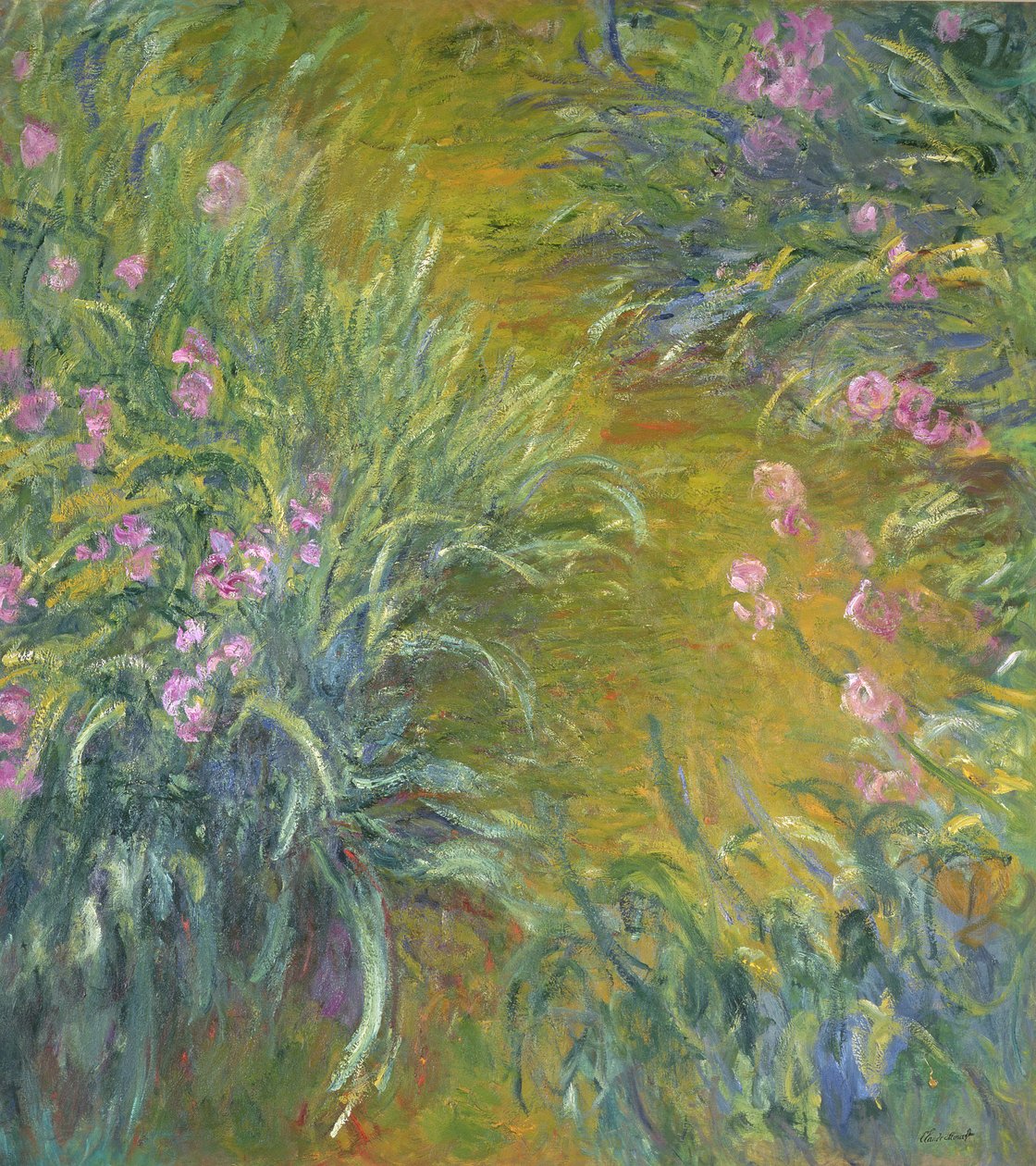 Iris door Claude Monet