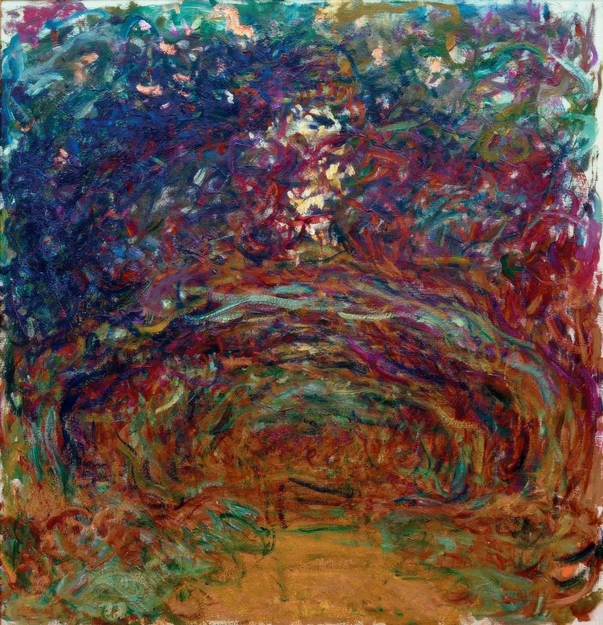 De Rozenlaan door Claude Monet