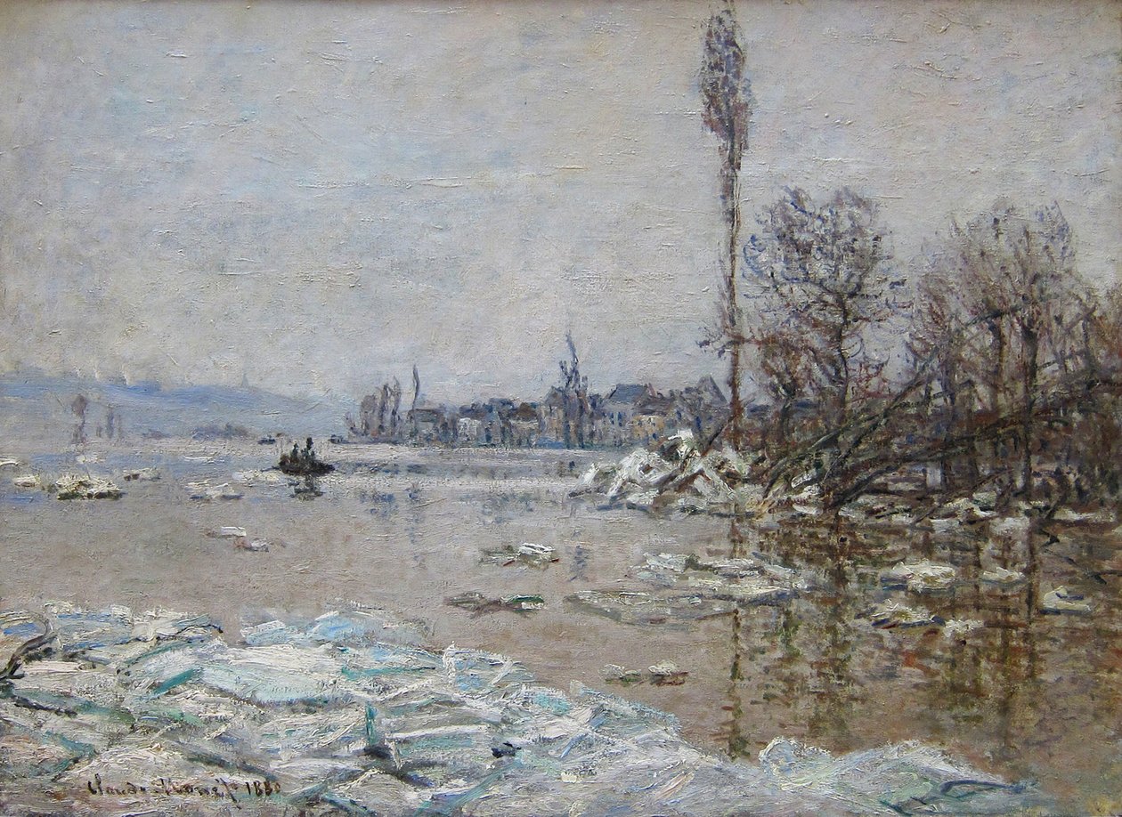 De ineenstorting in het Palais des Beaux-arts de Lille door Claude Monet