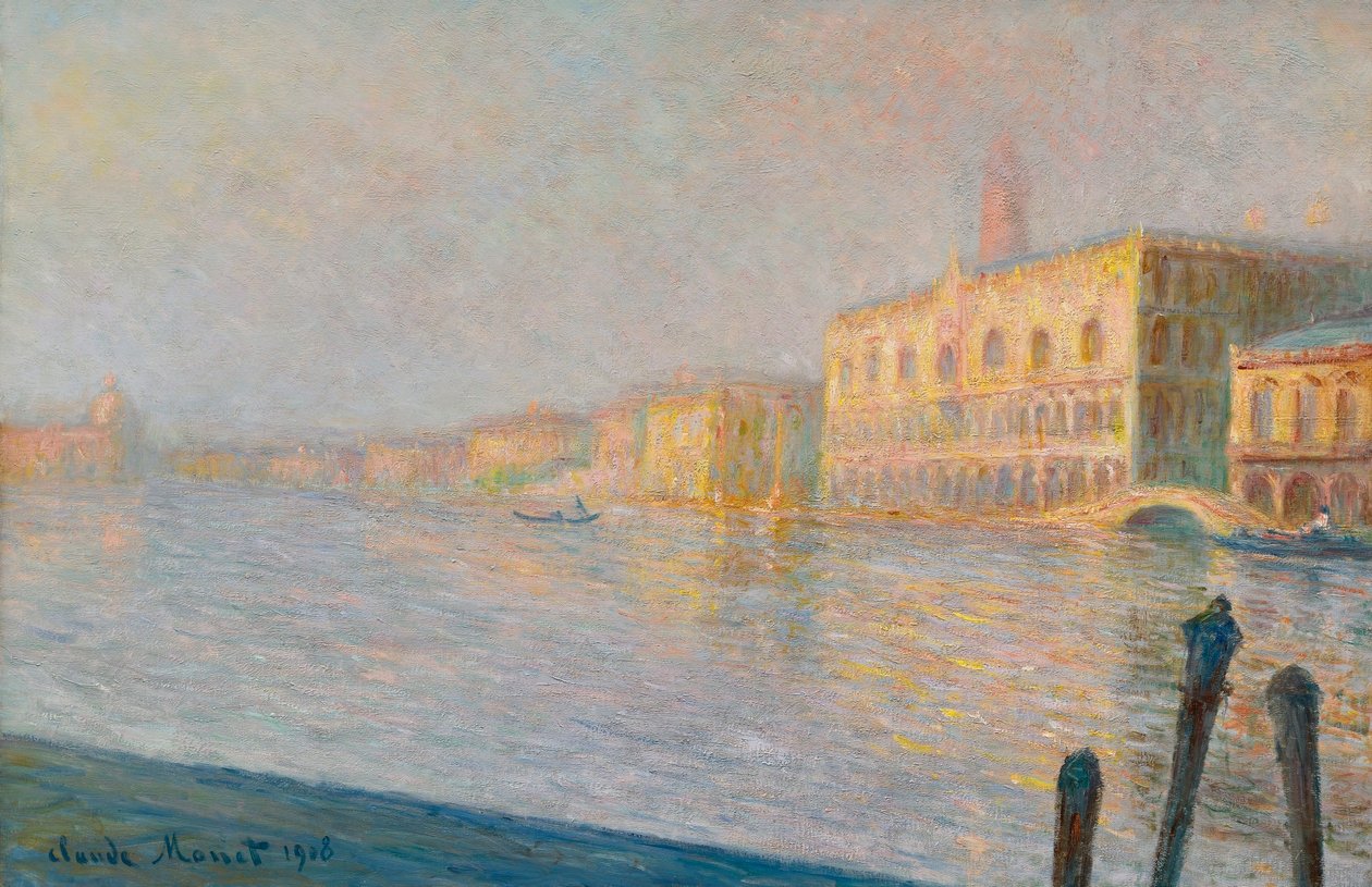 Het Dogepaleis door Claude Monet