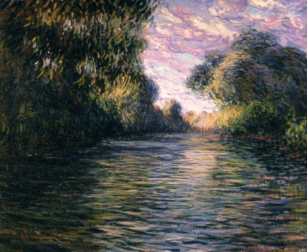 Ochtend aan de Seine, 1897 door Claude Monet