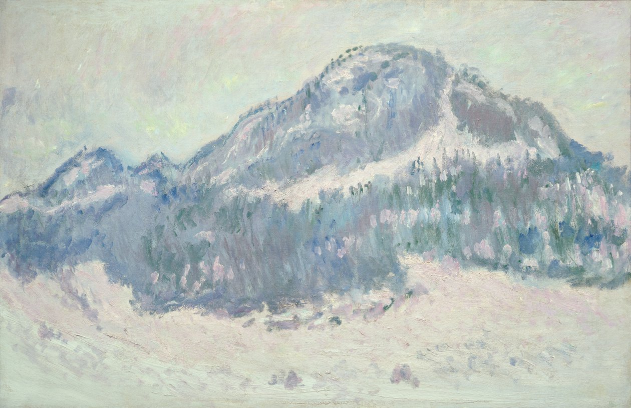 Mount Kolsaas, Noorwegen, 1895 door Claude Monet