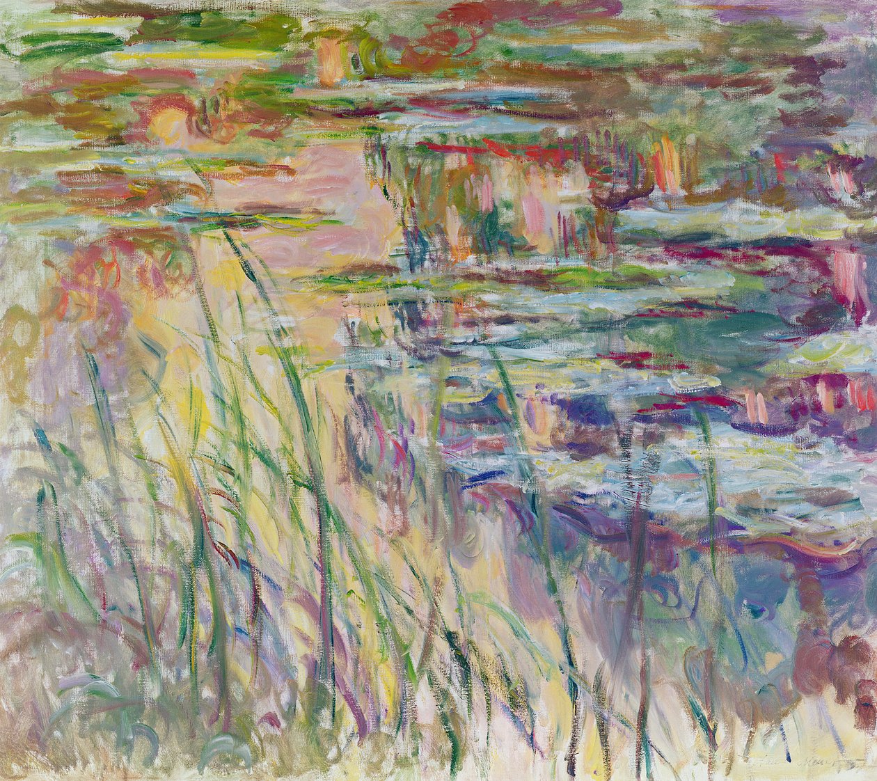 Reflecties op het Water, 1917 door Claude Monet