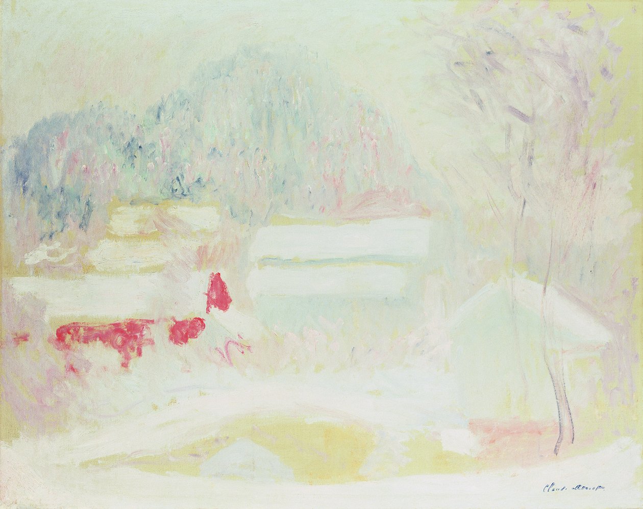 Sandviken, Noorwegen, 1895 door Claude Monet