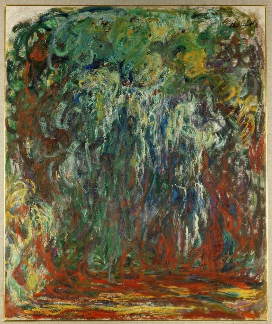 Treurwilg, Giverny door Claude Monet